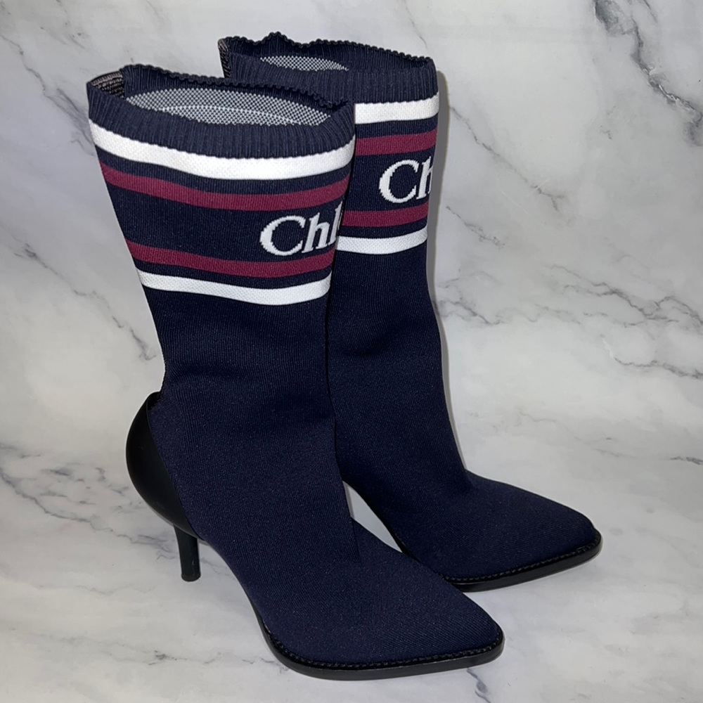 Chloe Tracy Sock Ankle Boot